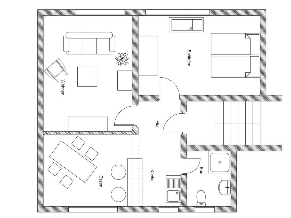 Ferienwohnung Kenz Friburgo in Brisgovia Esterno foto